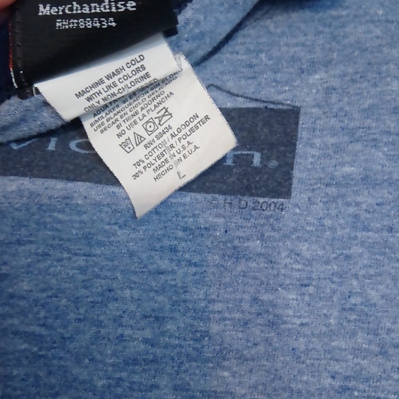 Harley Davidson Vintage Blue Las Vegas Top - Picture 3 of 6